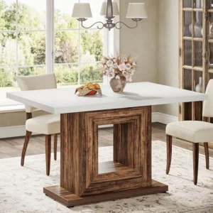 47-Inch Farmhouse Dining Table for 4